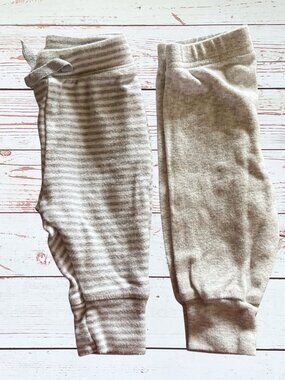 Simple Joys & Cat & Jack Pants 0-3 Month Pairs of Pants-- Set of 2